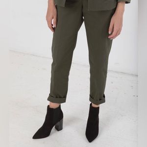 Matt & Nat Vegan Suede High Block Heel Chelsea Boots